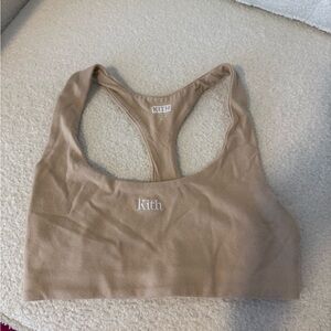 Kith Beige Racerback Sports Bra